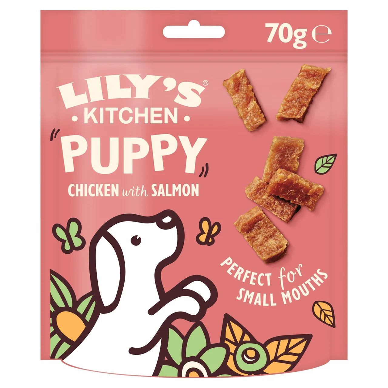 Lily's Kitchen Dog Puppy Chicken & Salmon Nibbles - 70g