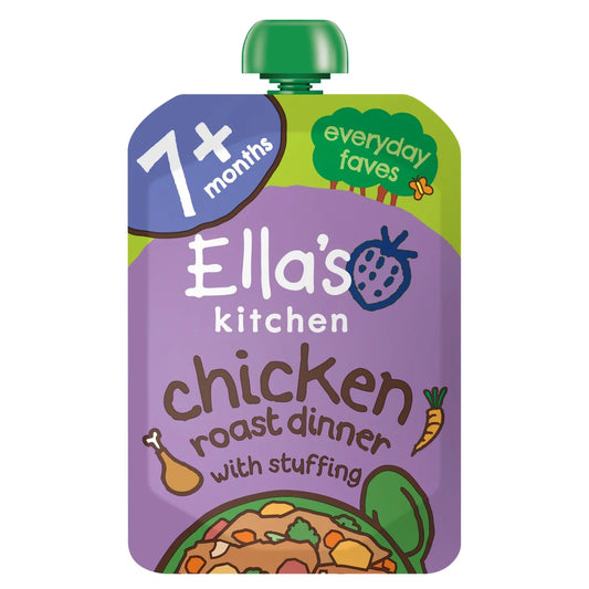 Ella'S Kitchen Cheery Chicken Roast Dinner With Stuffing From 7 Months 130G