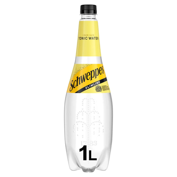 Schweppes Slimline Indian Tonic Water, 1 L