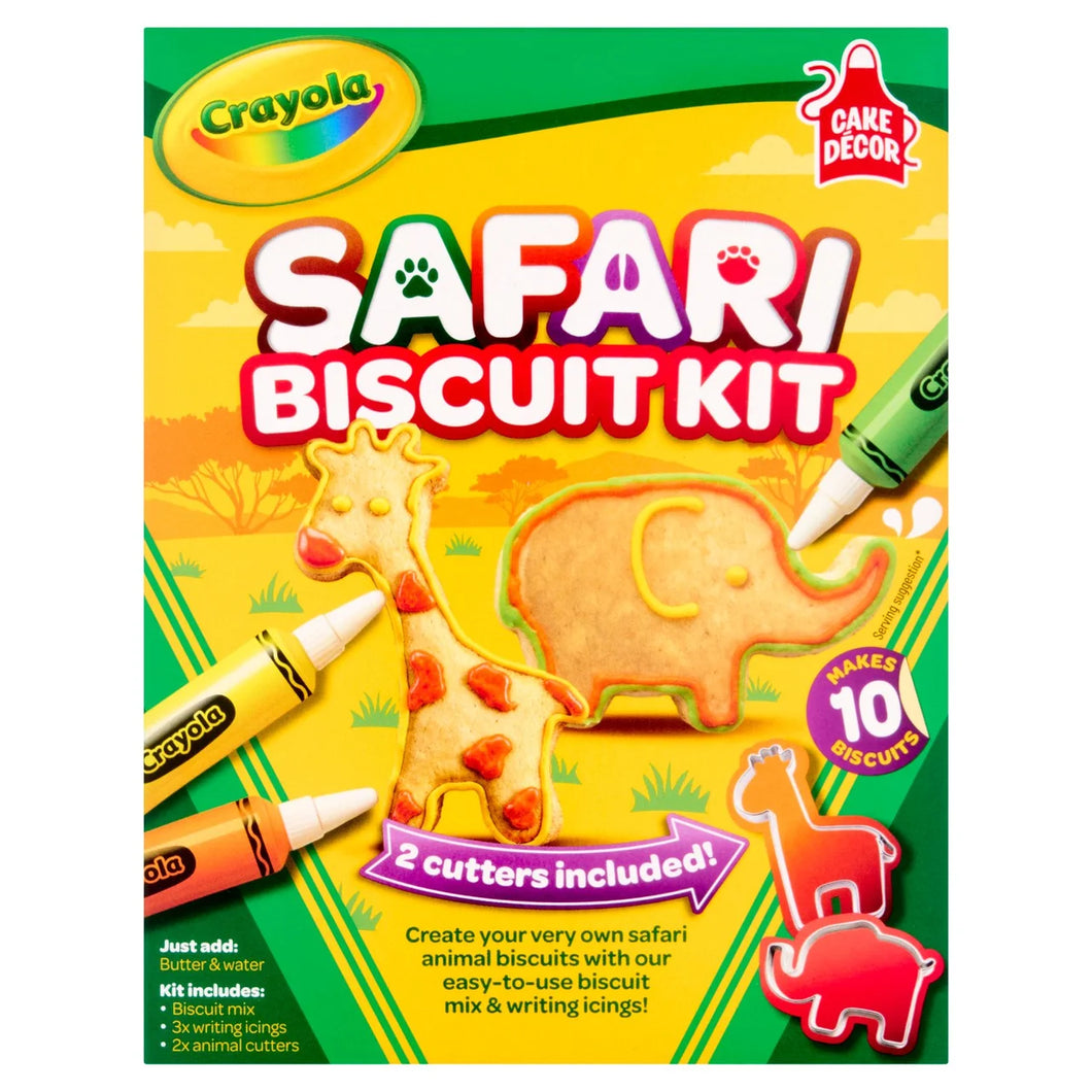 Cake Decor Crayola Safari Biscuit Kit 217g