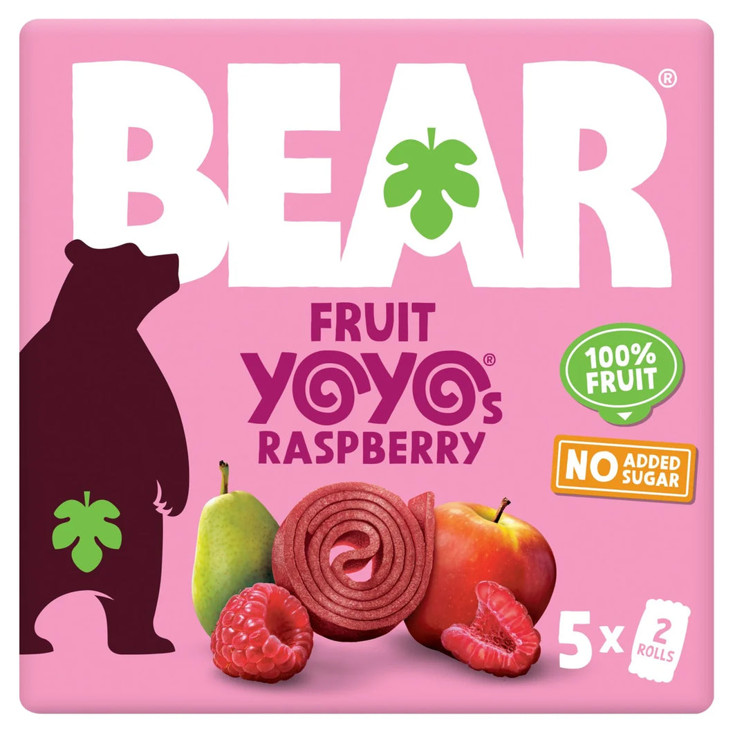 Bear Fruit Yoyos Raspberry Multipack 5 x 20g