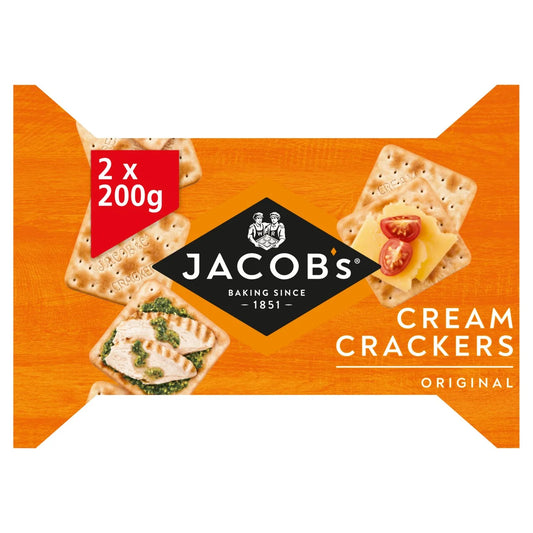 Jacob's Original Cream Crackers Twin Pack 2x200g