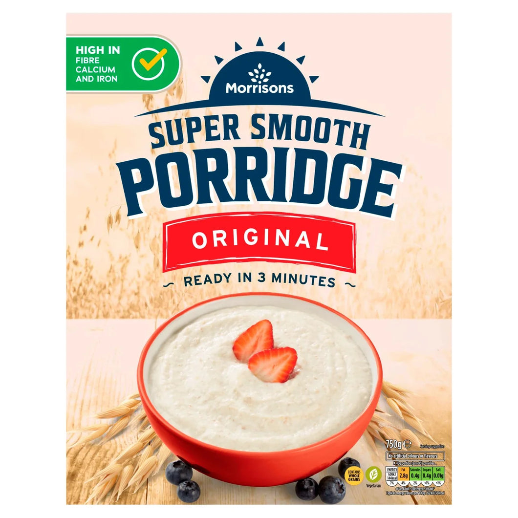 Morrisons Super Smooth Porridge Original Oats 750g