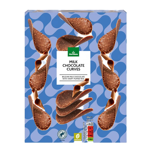 Morrisons Milk Chocolate Curves 100g