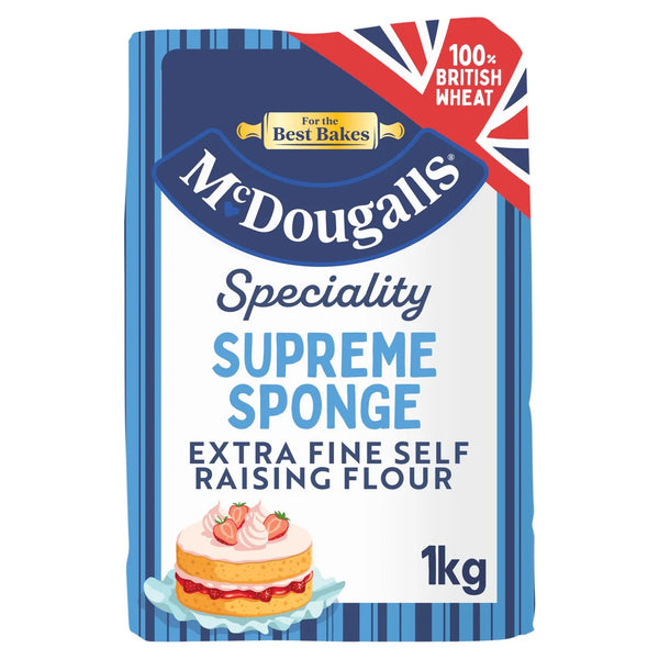 Mcdougalls Supreme Sponge Premium Self Raising Flour, 1kg