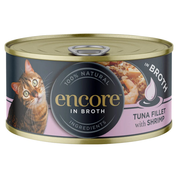 Encore Cat Tin Shrimp & Tuna 70g