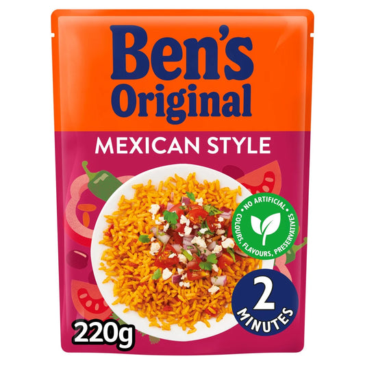 Bens Original Mexican Microwave Rice 220g