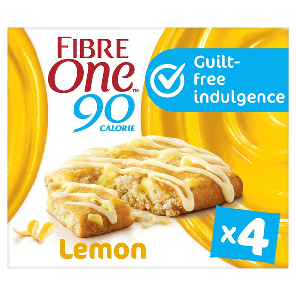 Fibre One 90 Calorie Lemon Drizzle Squares 4x24g