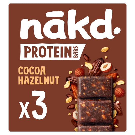 nakd. Protein Cocoa Hazelnut Bars Multipack - 3x45g
