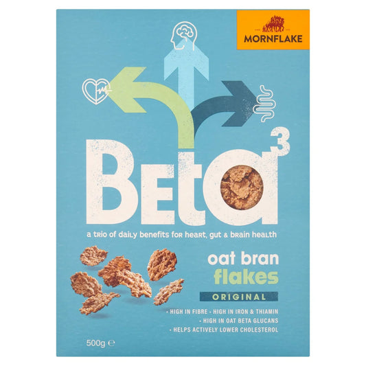 Mornflake Beta 3 Oatbran Flakes Original 500g