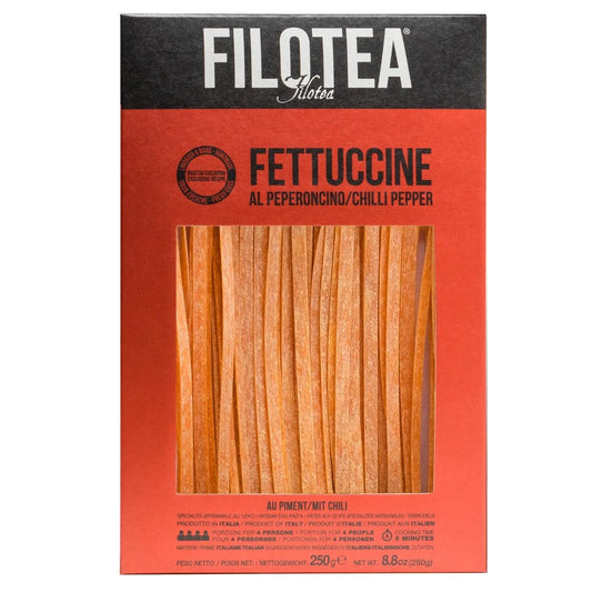 Filotea Chilli Pepper Fettuccine Artisan Egg Pasta 250g