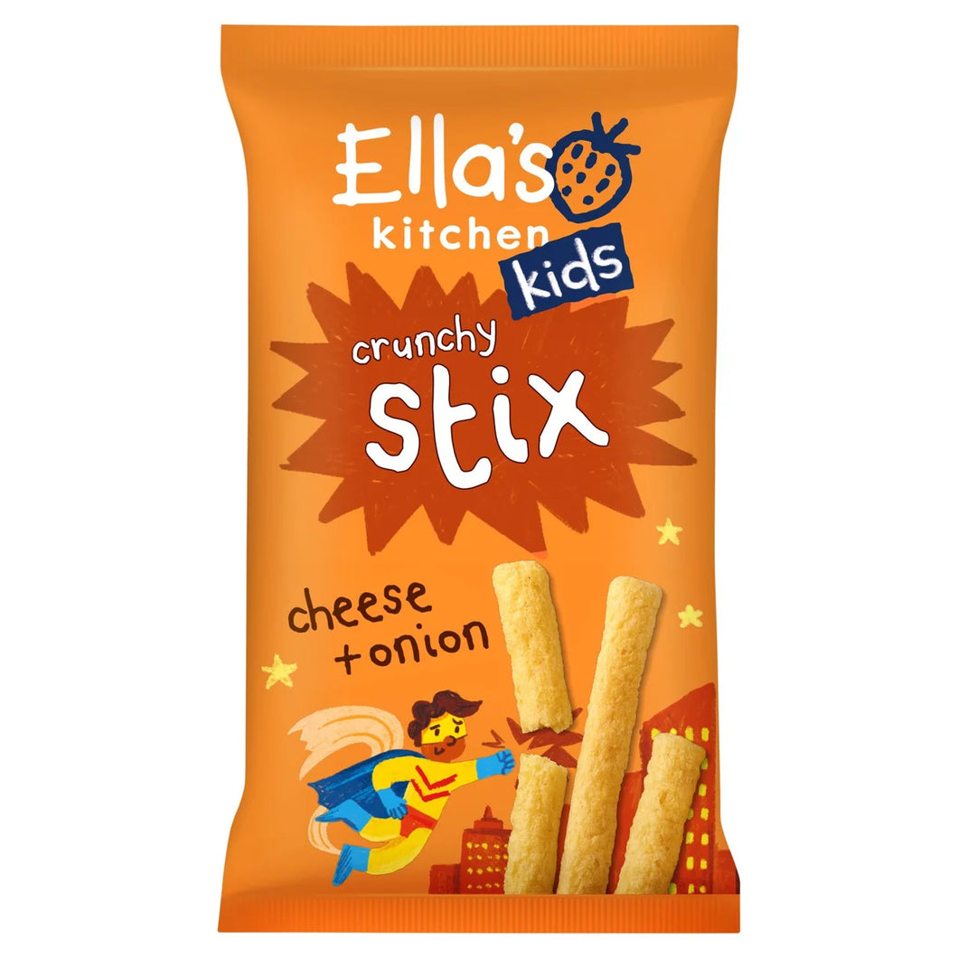 Ella's Kitchen Cheese & Onion Crunchy Stix 18+ Months - 22g