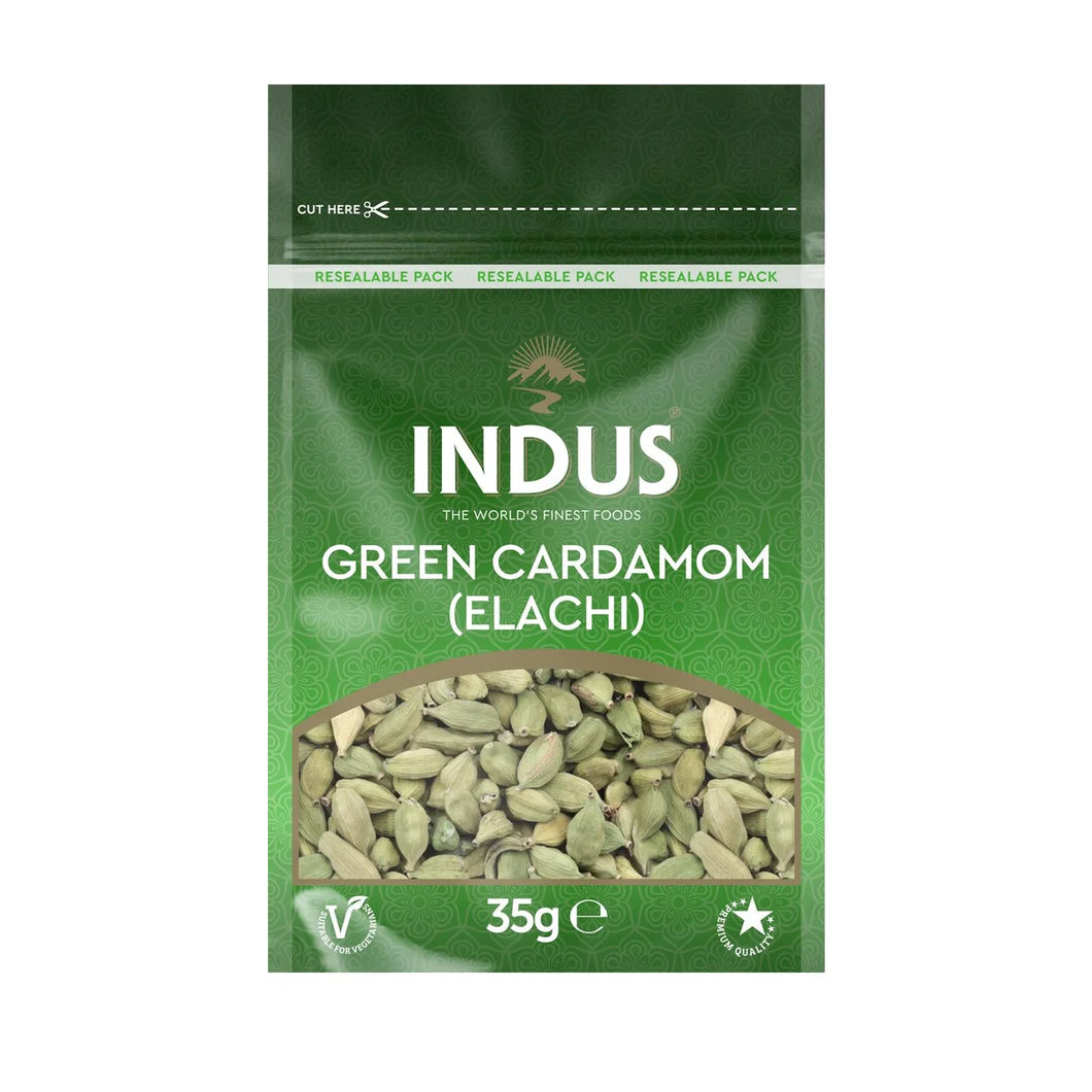 Indus Green Cardamon Whole 35g