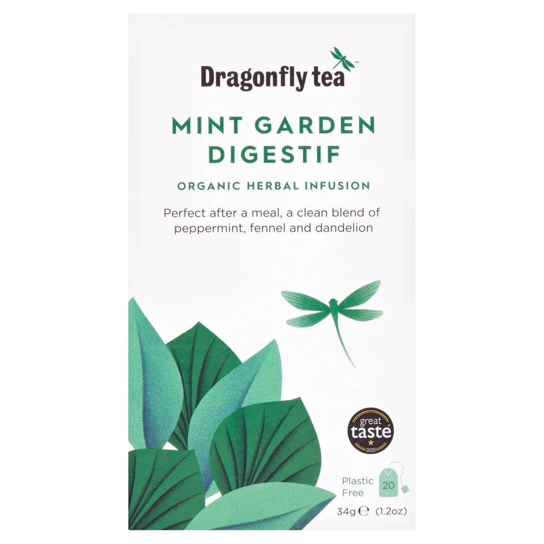 Dragonfly Organic Mint Garden Digestif - 20 bags