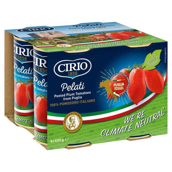 Cirio Peeled Plum Tomatoes 4 x 400g