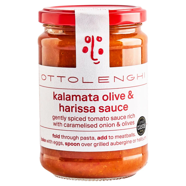 Ottolenghi Kalamata Olive and Harissa Sauce, 350g
