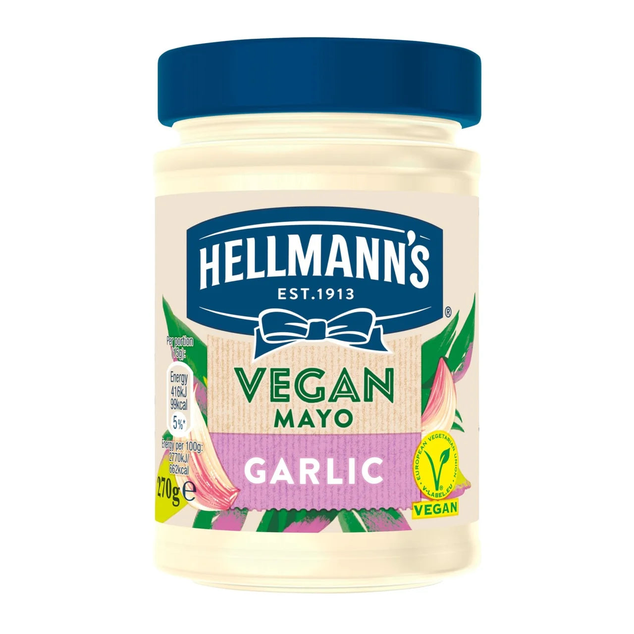 Hellmann's Vegan Garlic Mayonnaise 270ml