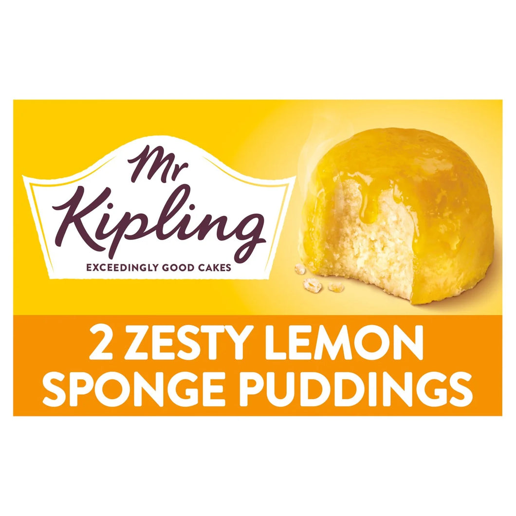 Mr Kipling Lemon Sponge Pudding Desserts (2 per pack)