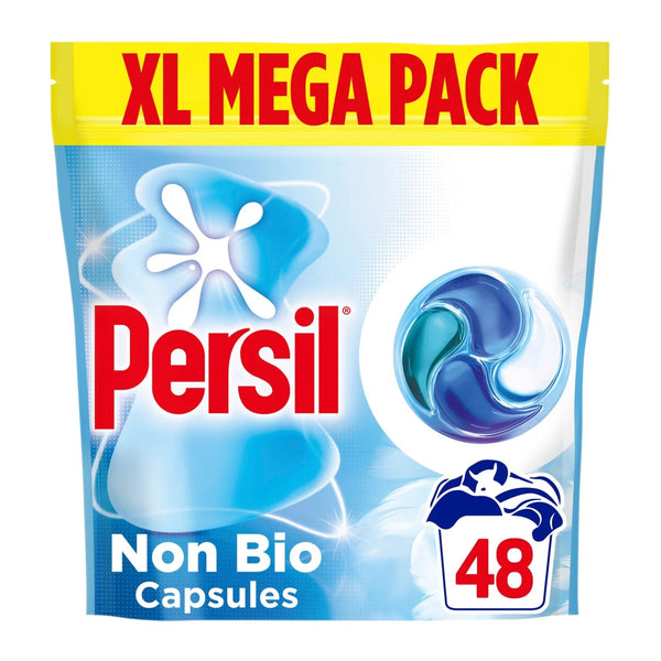 Persil Non Bio 4 in 1 Laundry Washing Detergent Capsules, 48 Wash