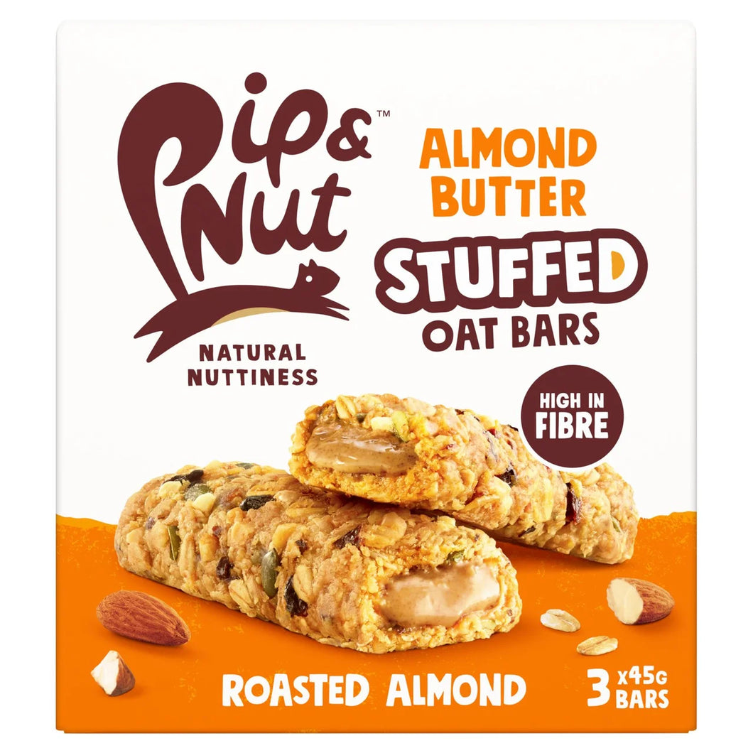 Pip & Nut Almond Butter Stuffed Original Oat Bar - 3 x 45g