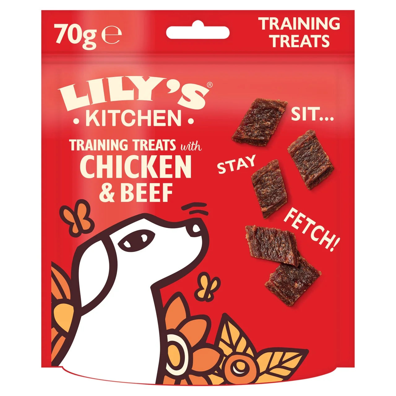 Lily's Kitchen Chicken & Beef Training Treats for Dogs - 70g