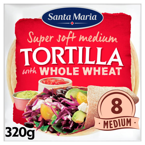 Santa Maria 8 Tortillas with Whole Wheat 320g