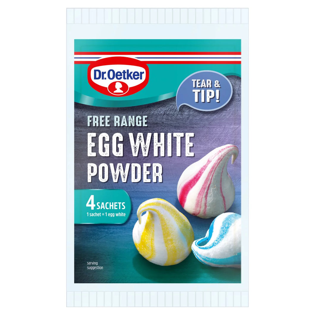 Dr. Oetker Free Range Egg White Powder Sachets 4x5g