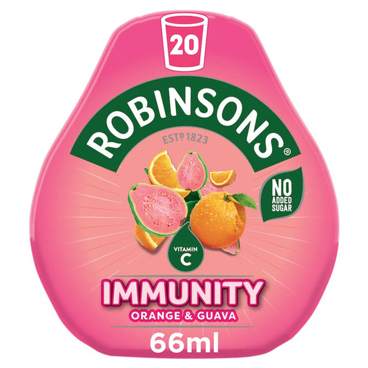 Robinsons Mini Immunity Orange & Guava No Added Sugar Squash 66ml
