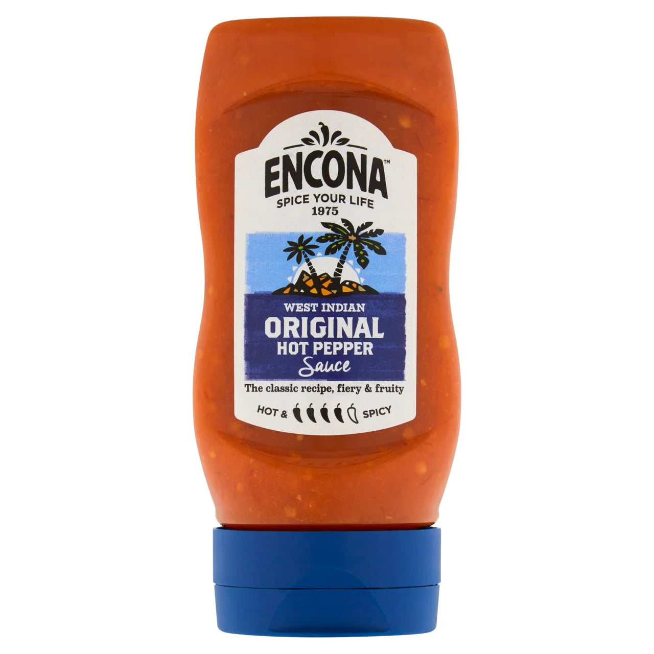 Encona West Indian Hot Pepper Sauce Squeezy 285g