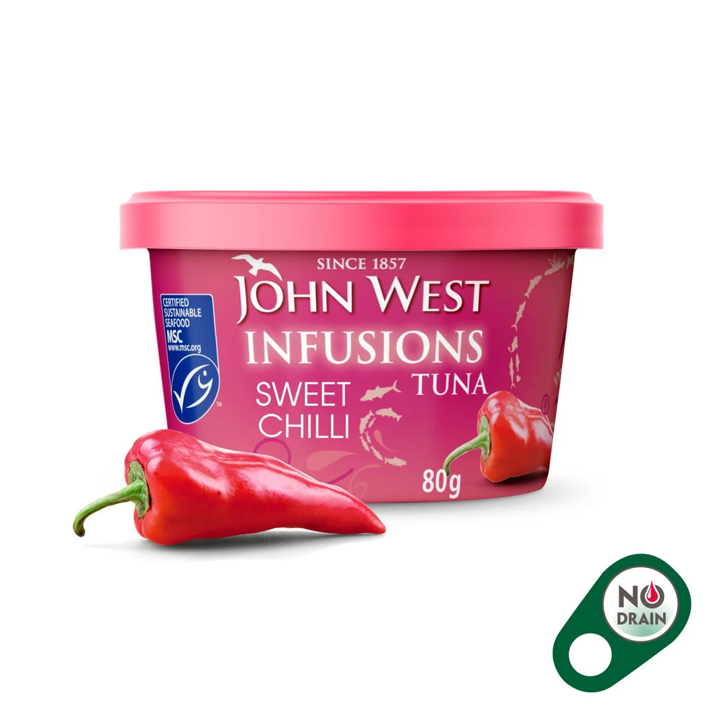 John West Sweet Chilli No Drain Tuna Infusions 80g