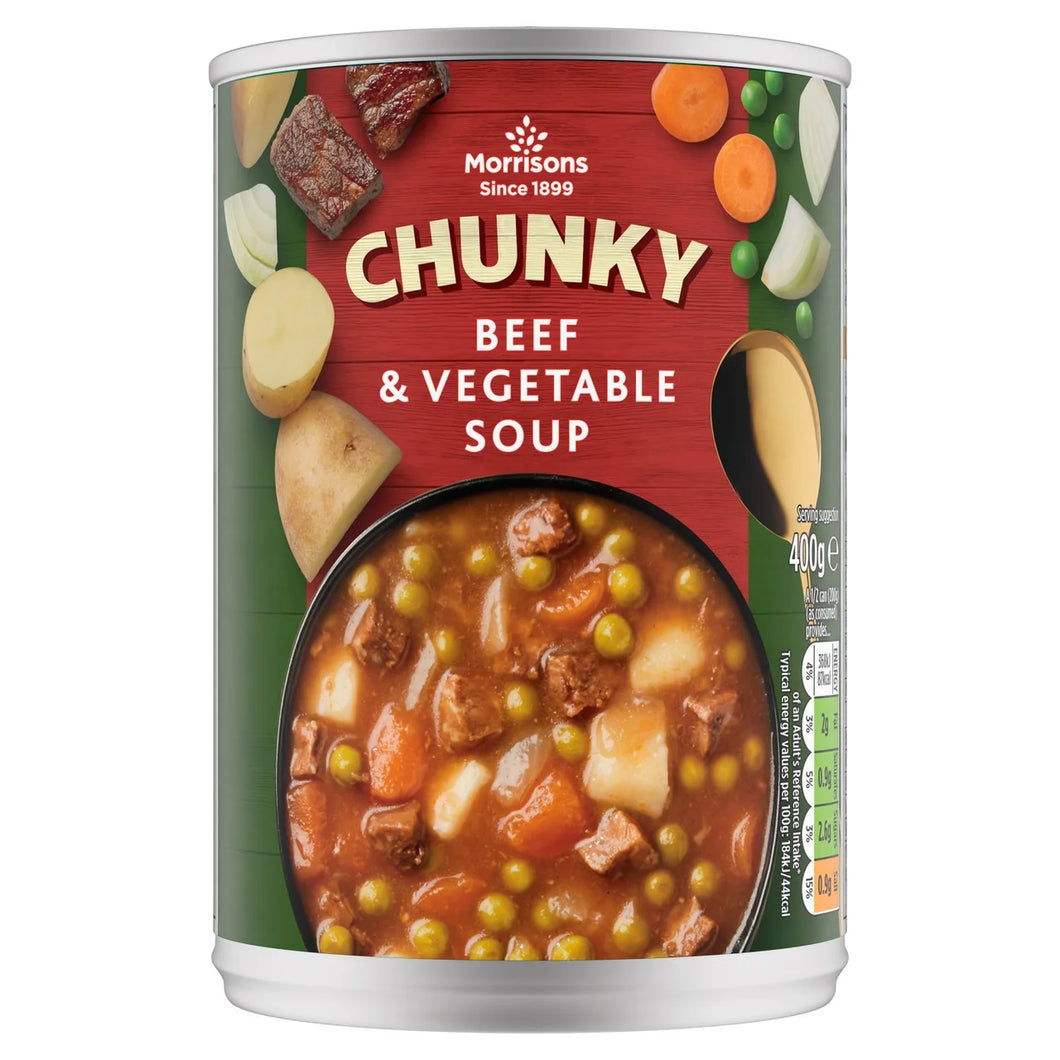 Morrisons Chunky Beef & Vegetable Soup 400g