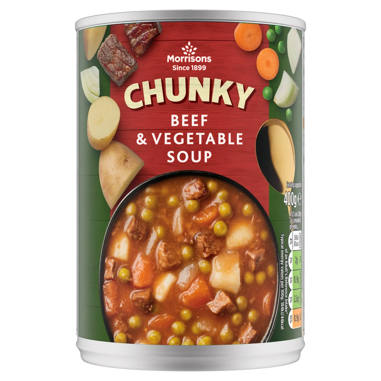 Morrisons Chunky Beef & Vegetable Soup 400g