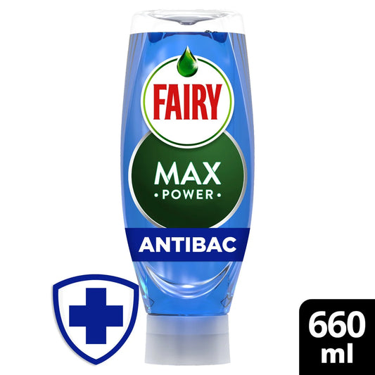 Fairy Max Power Washing Up Liquid Antibac 660ml