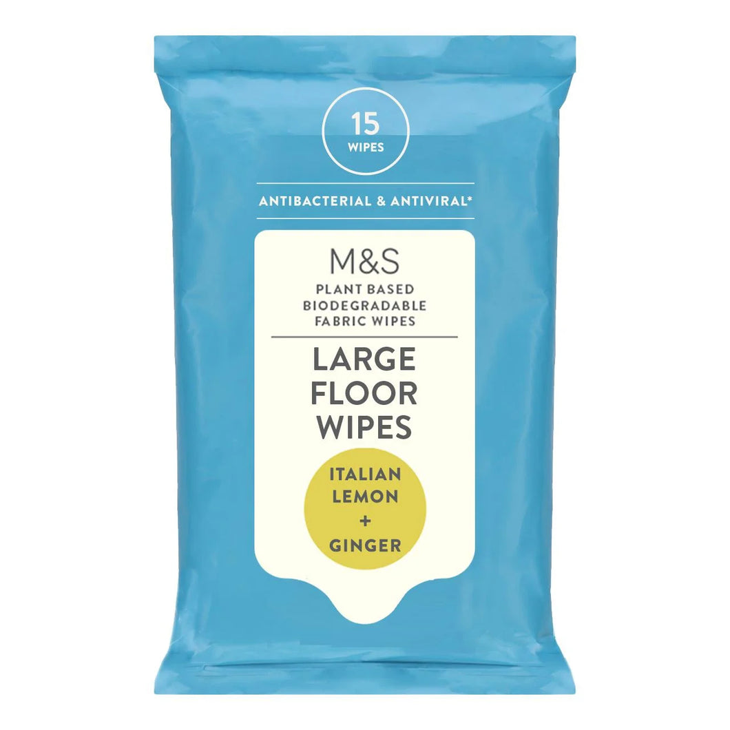 M&S Floor Wipes - 15 per pack