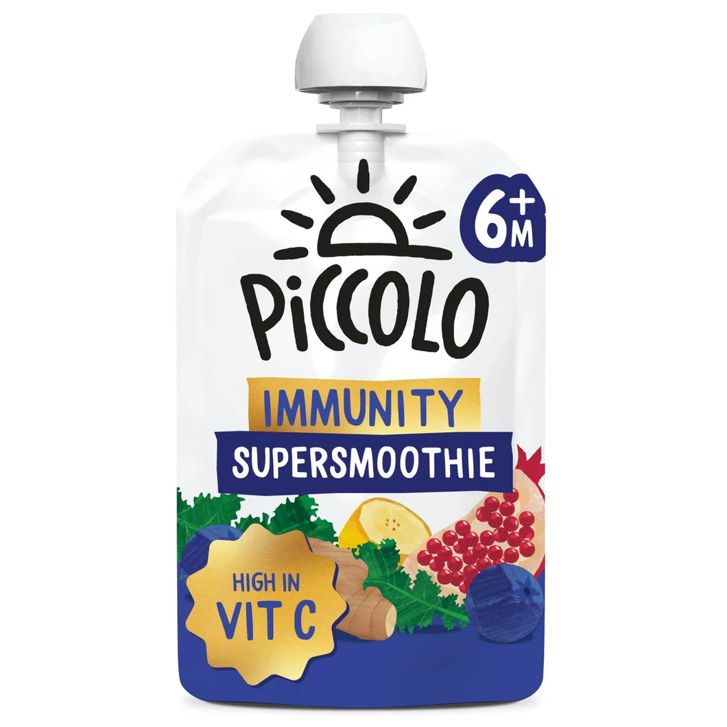 Piccolo Immunity Supersmoothie Baby Food Pouch 6+ Months - 90g