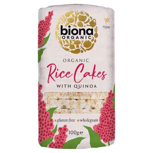Biona Organic Rice Cakes with Quinoa 100g