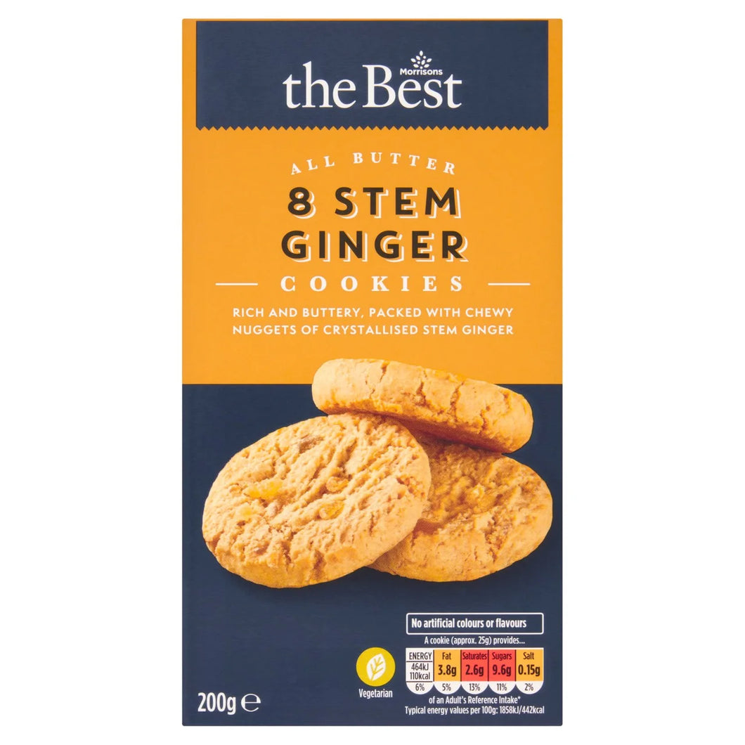 Morrisons The Best Stem Ginger Cookies, 200g
