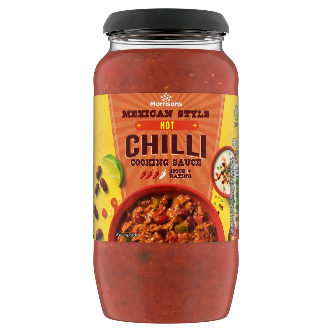 Morrisons Hot Chilli Cooking Sauce, 500g