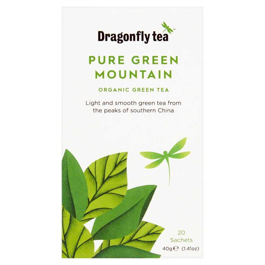 Dragonfly Organic Pure Green Mountain Tea - 20 bags