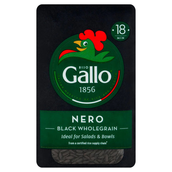 Riso Gallo Black Wholegrain Rustico, 500g