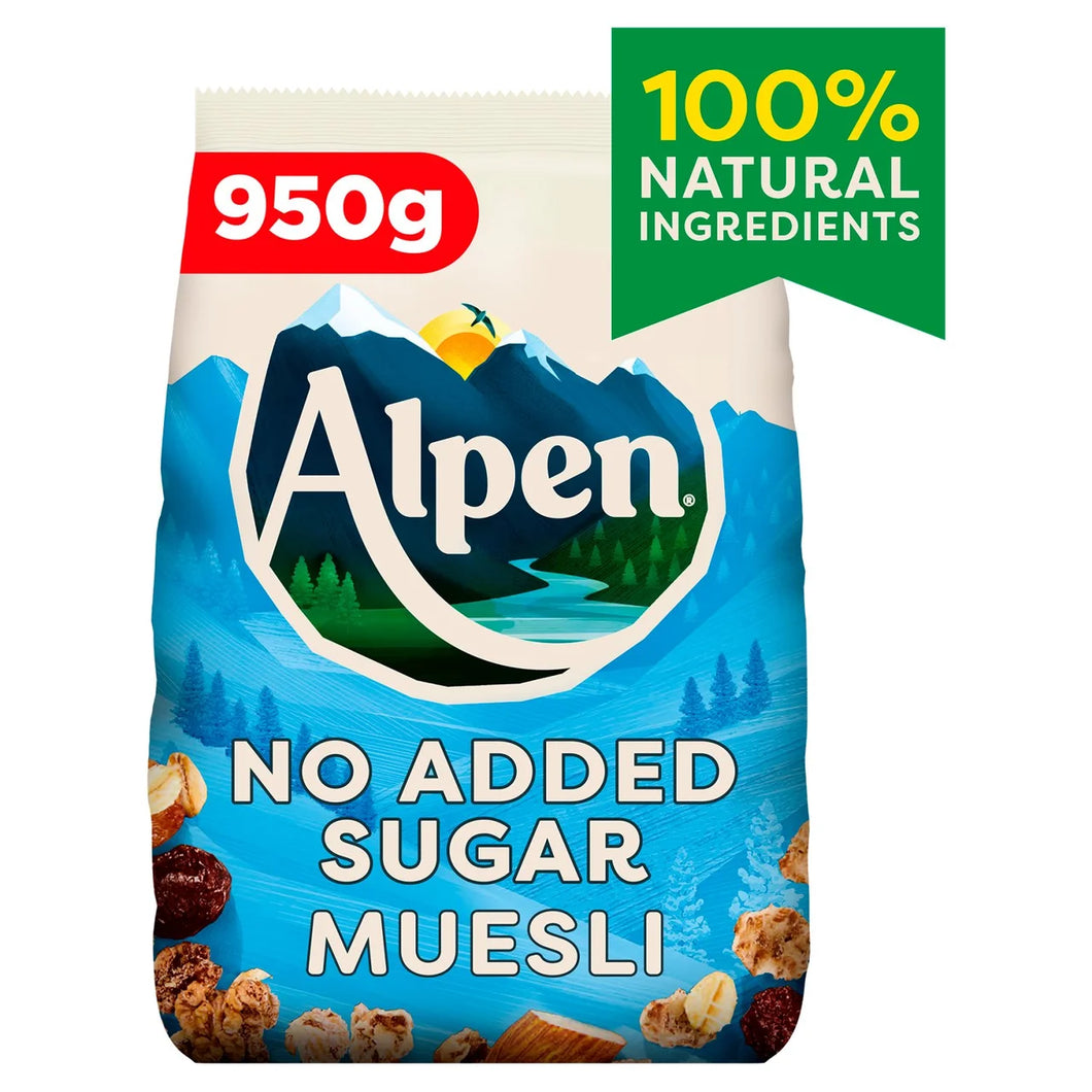 Alpen Muesli No Added Sugar 950g