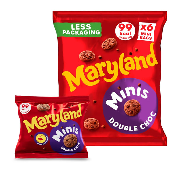 Maryland Mini Double Chocolate Cookies, 6 mini bags