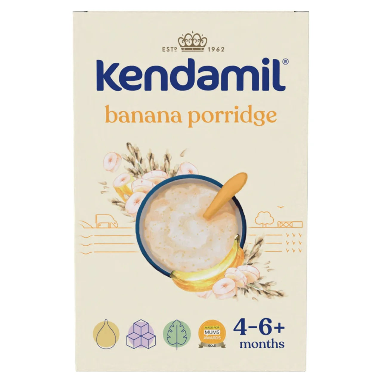 Kendamil Banana Porridge Baby Food 4+ Months - 150g