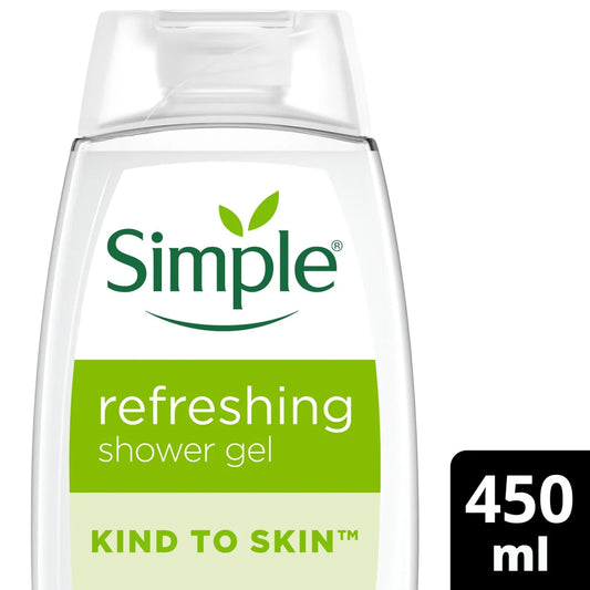 Simple Shower Gel Refreshing, 450ml