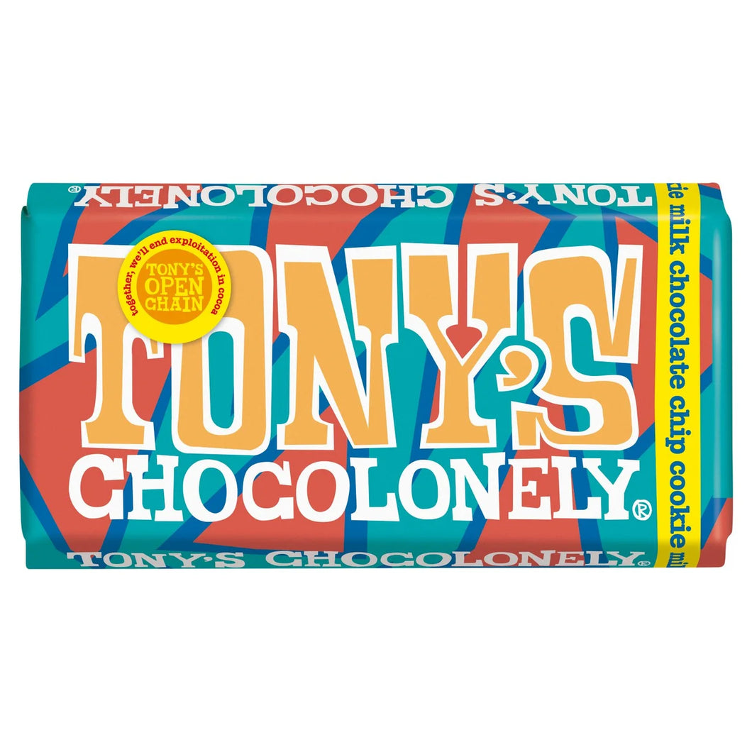 Tony's Chocolonely Milk Chocolate Chip Cookie - 180g