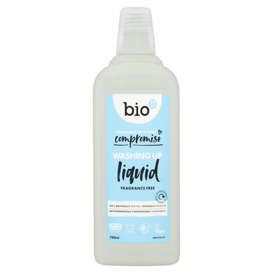 Bio-D Fragrance Free Eco Washing Up Liquid 750ml