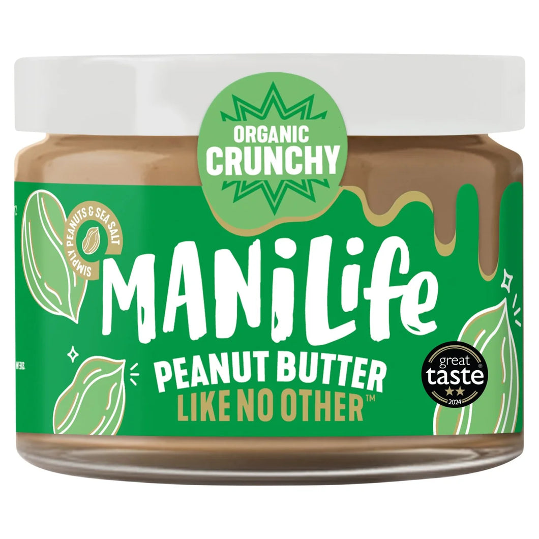 ManiLife Organic Crunchy Peanut Butter 275g