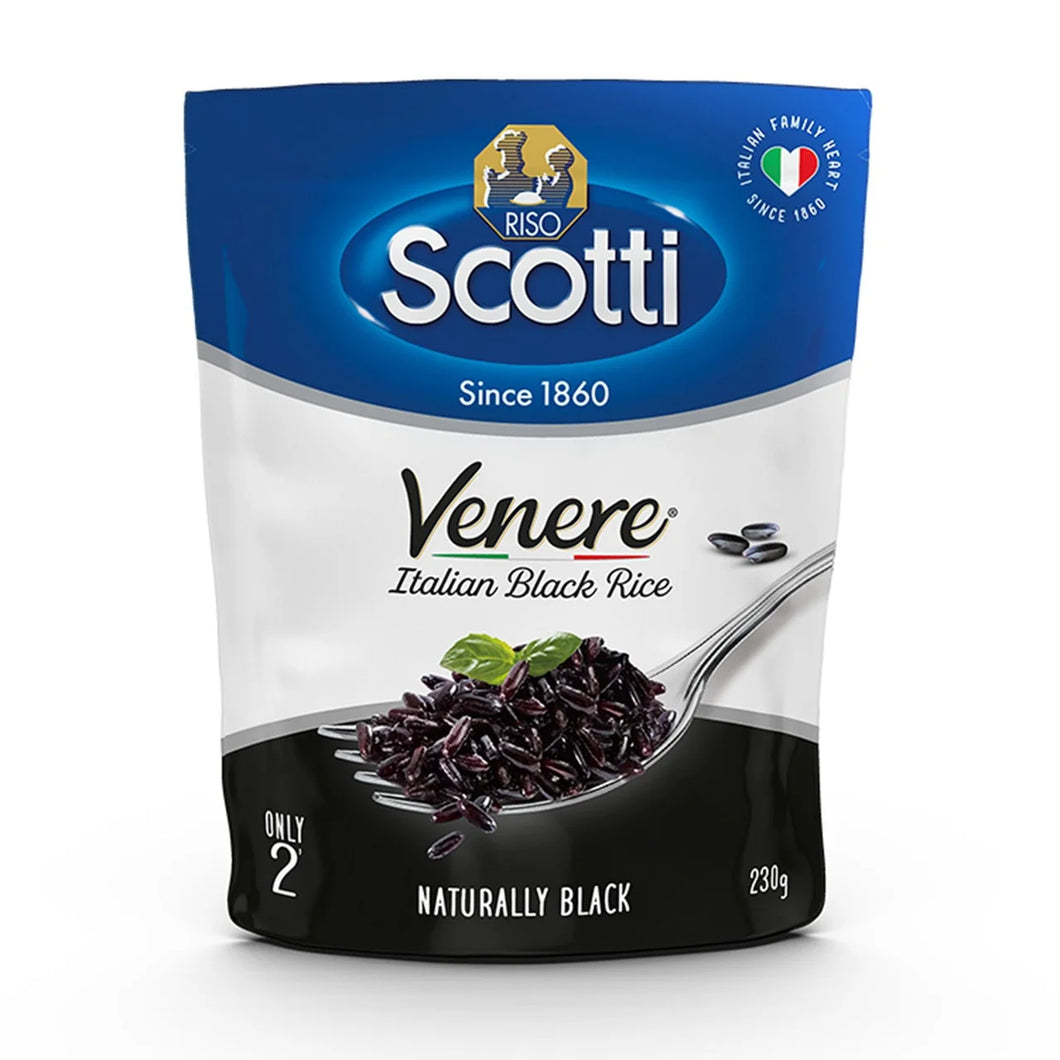 Riso Scotti Microwave Venere Wholegrain Black Rice, 230g