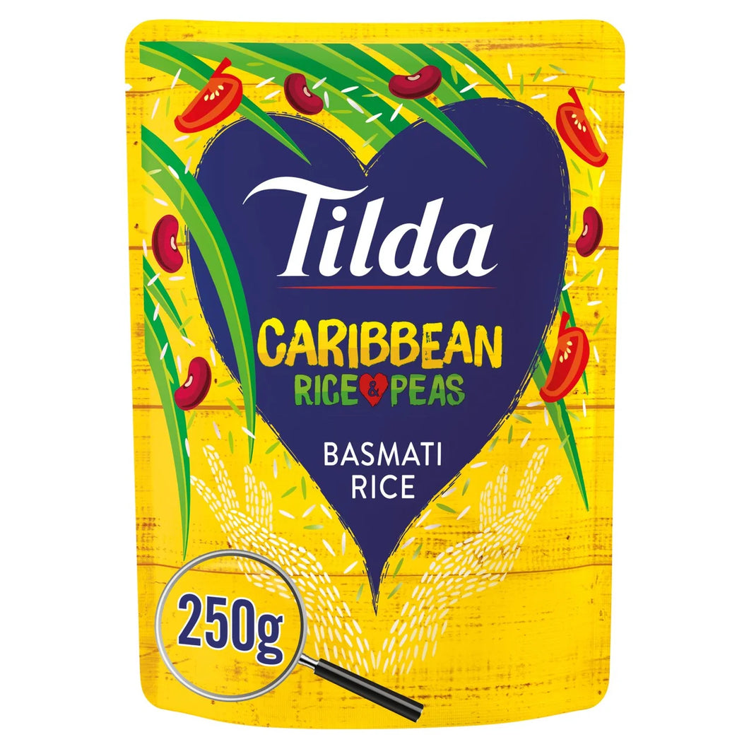Tilda Microwave Caribbean Rice and Peas Basmati - 250g