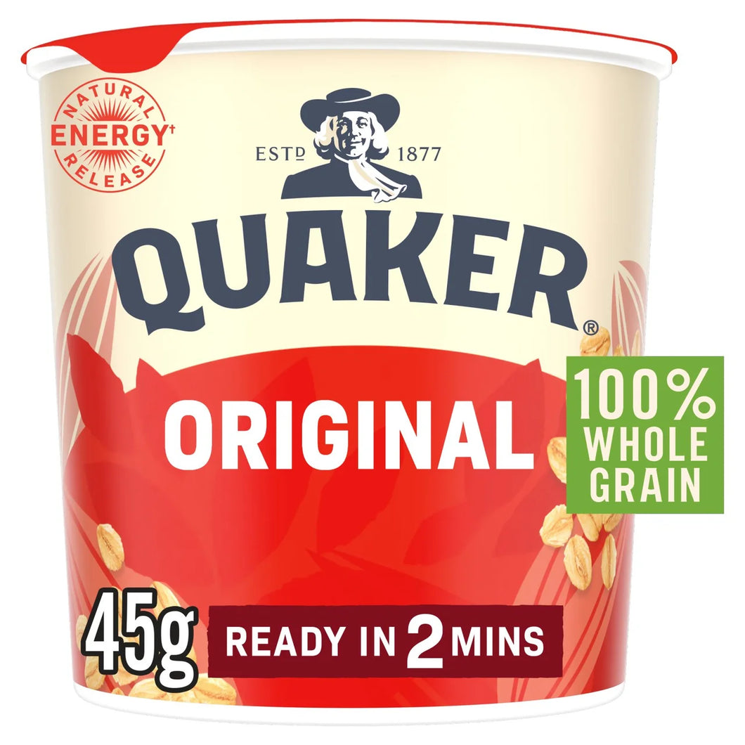 Quaker Oat So Simple Original Porridge Cereal Pot 45g